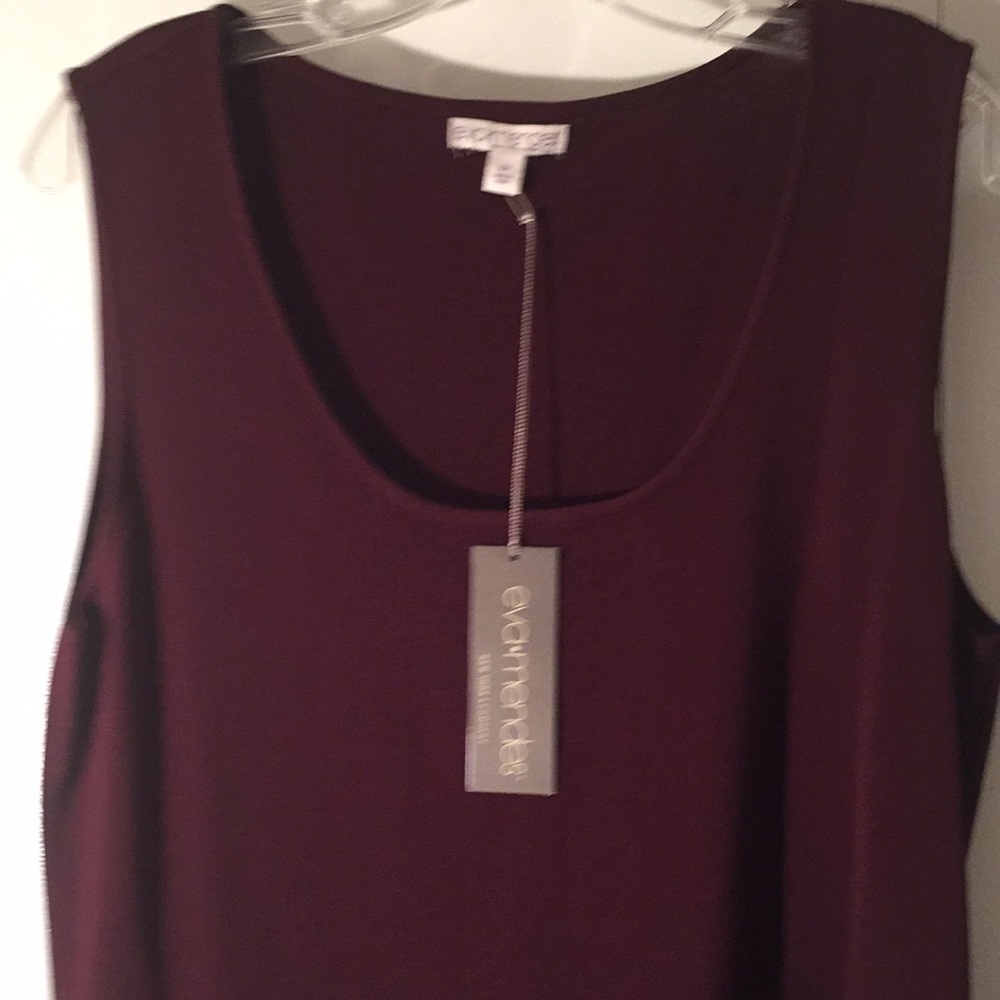 MATCHES COAT-PANTS EVA MENDEZ BURGUNDY SHELL. New - Picture 2 of 4